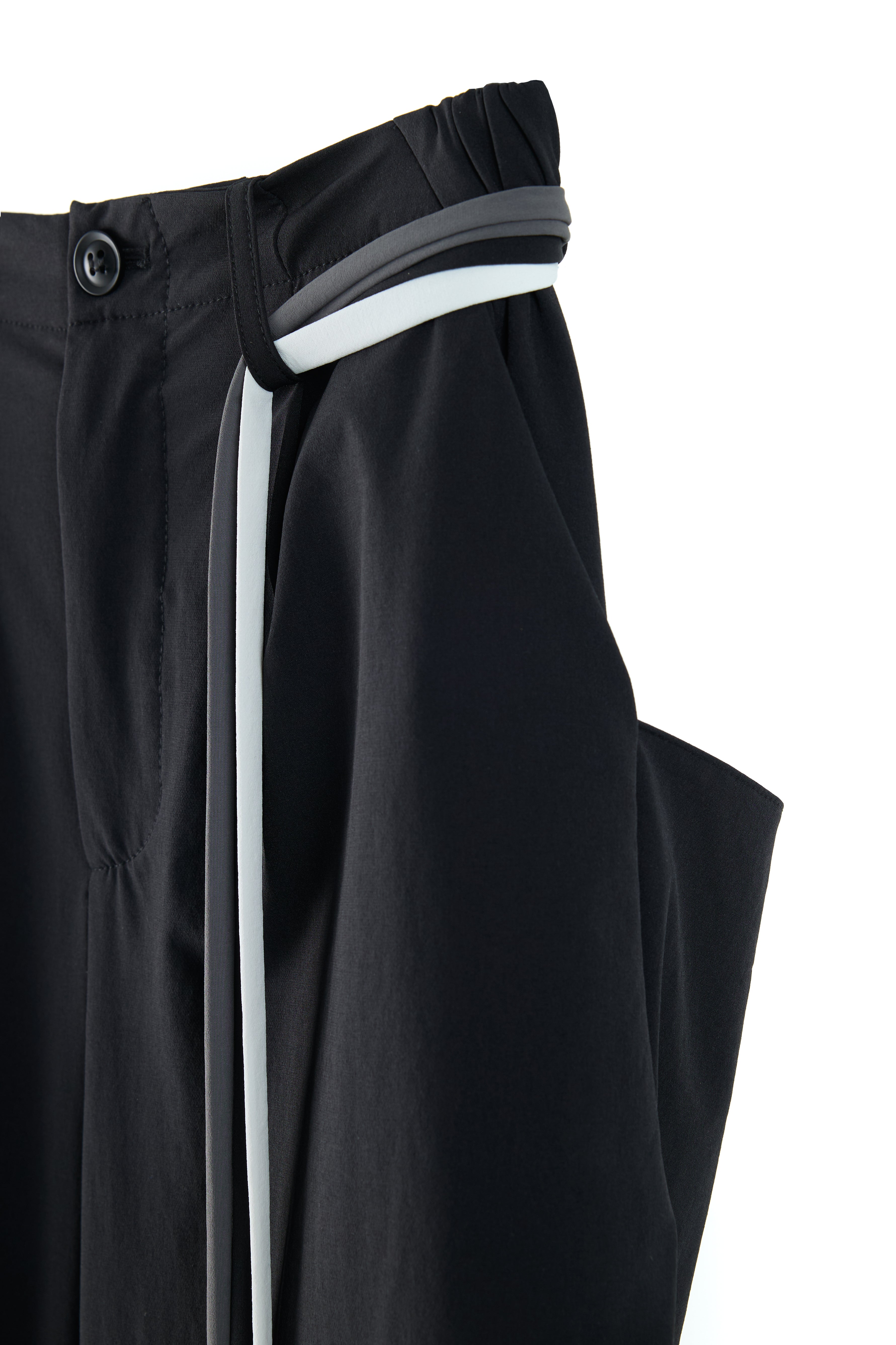 Side Pleat Cocoon Trousers