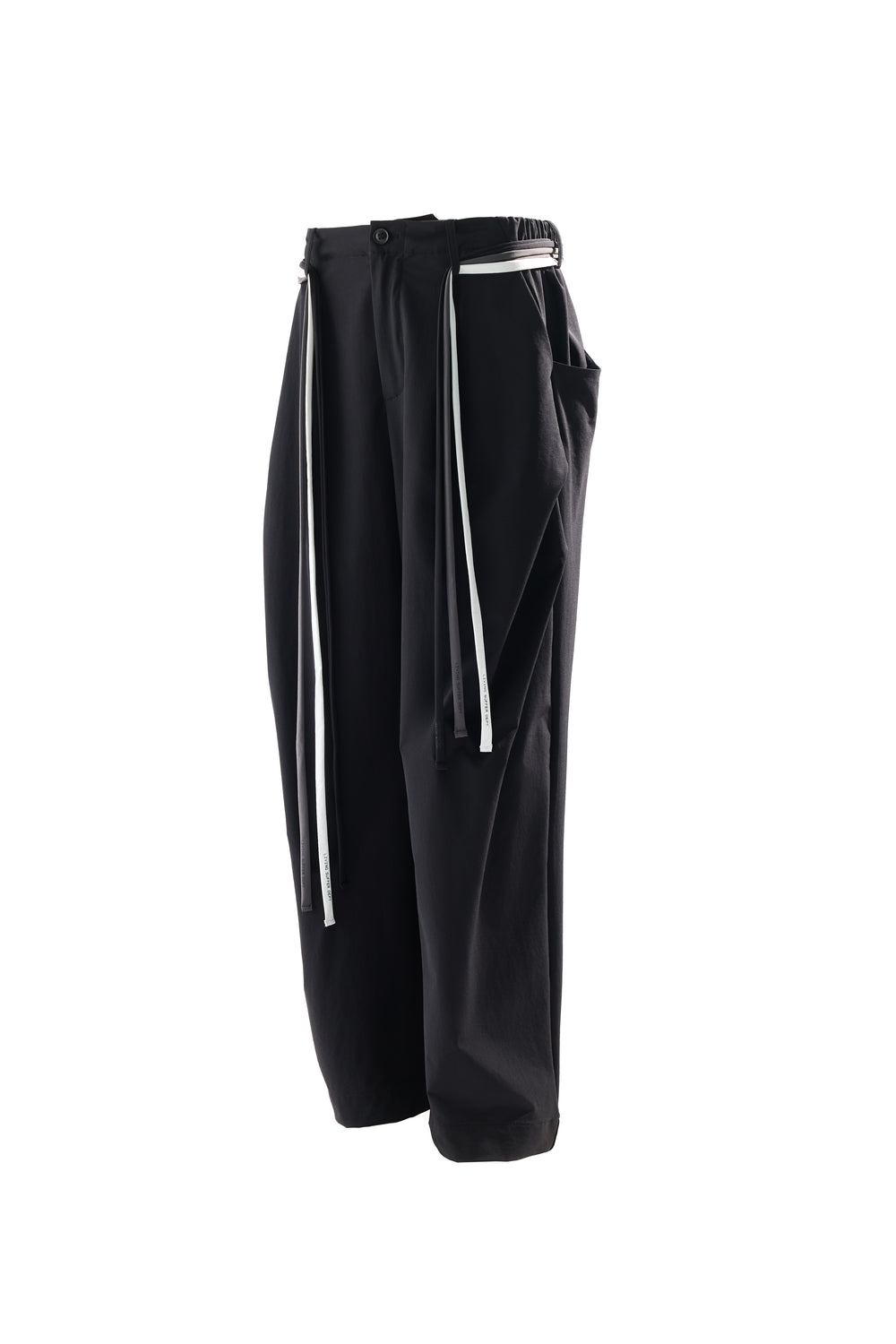 Side Pleat Cocoon Trousers