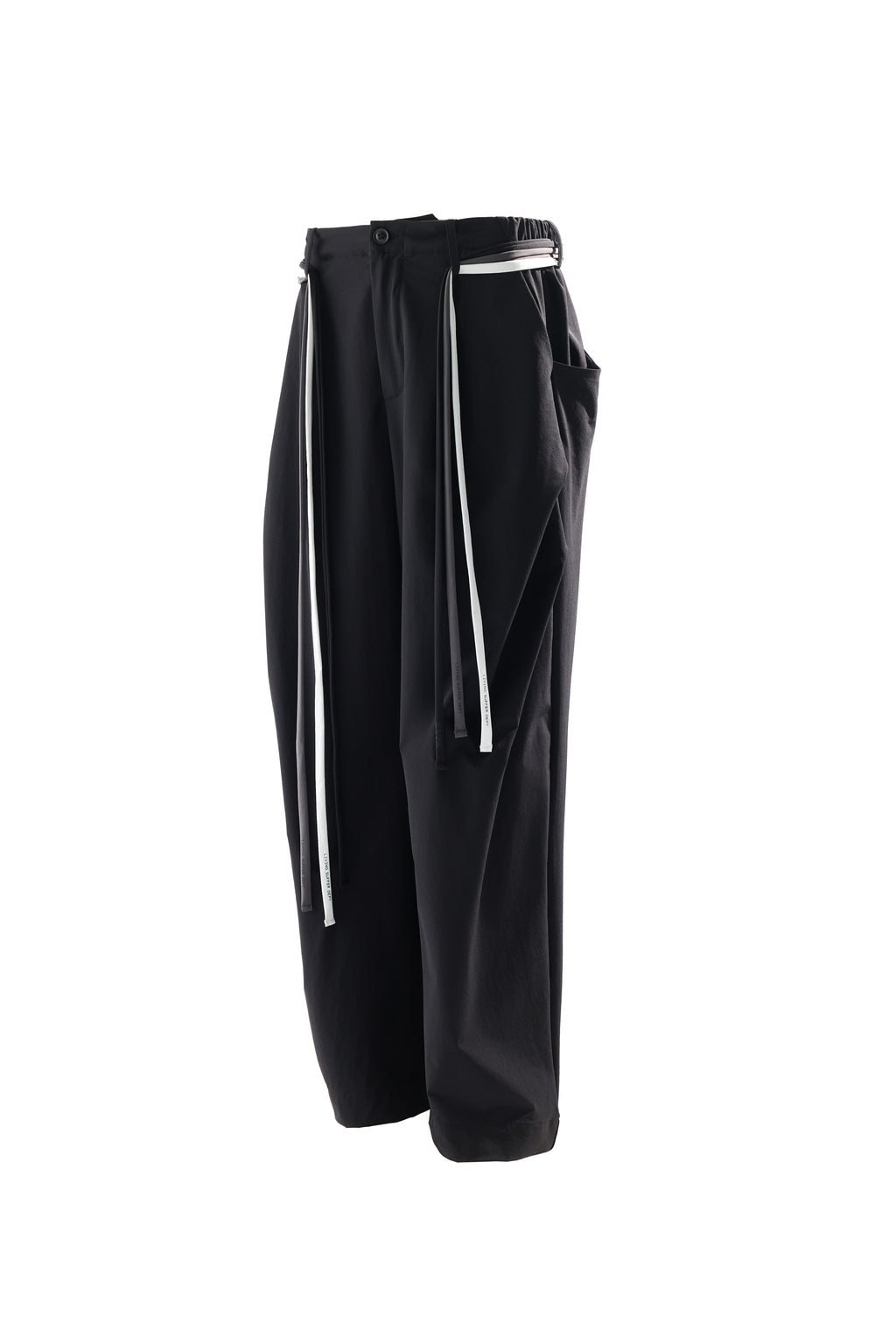 Side Pleat Cocoon Trousers
