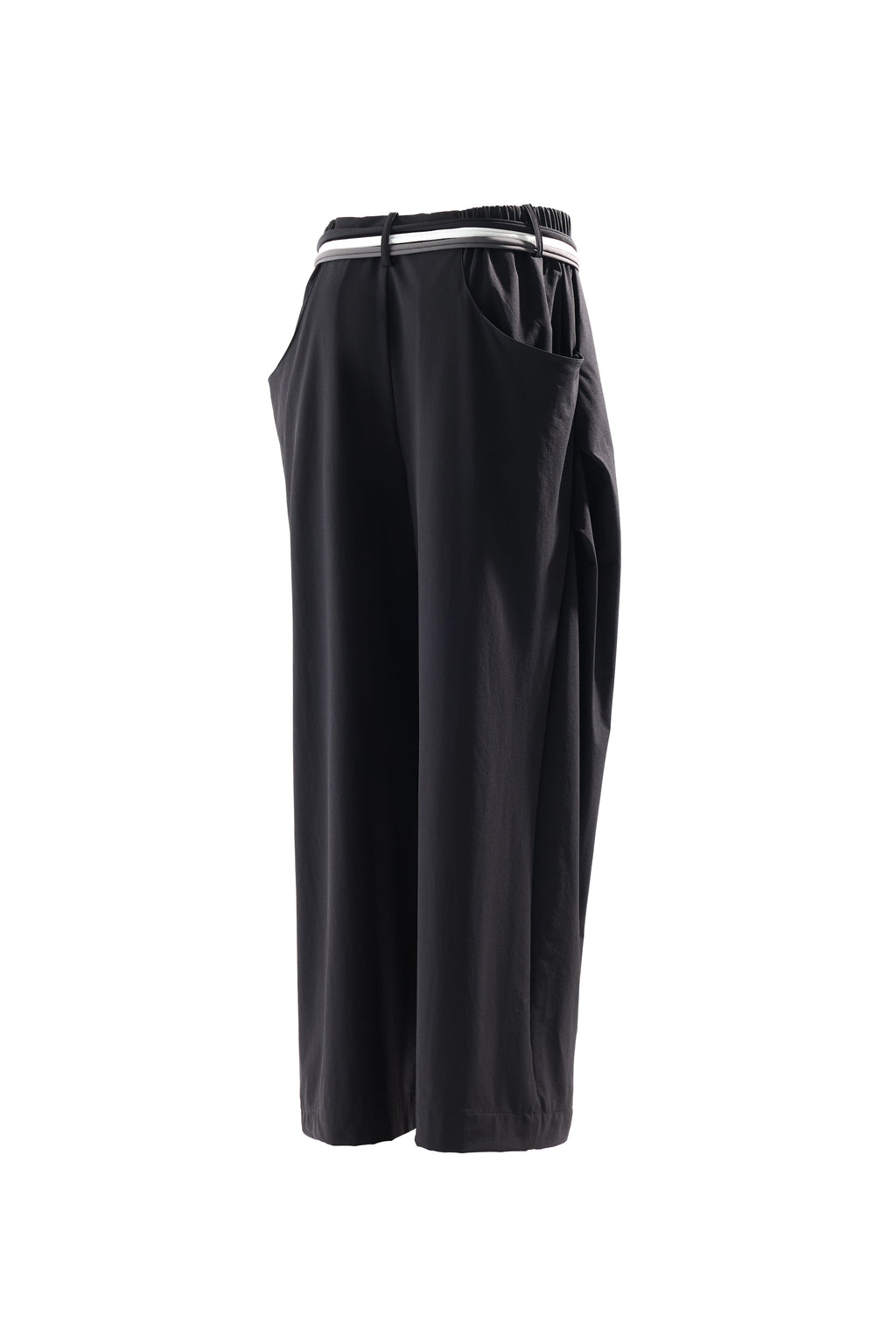 Side Pleat Cocoon Trousers
