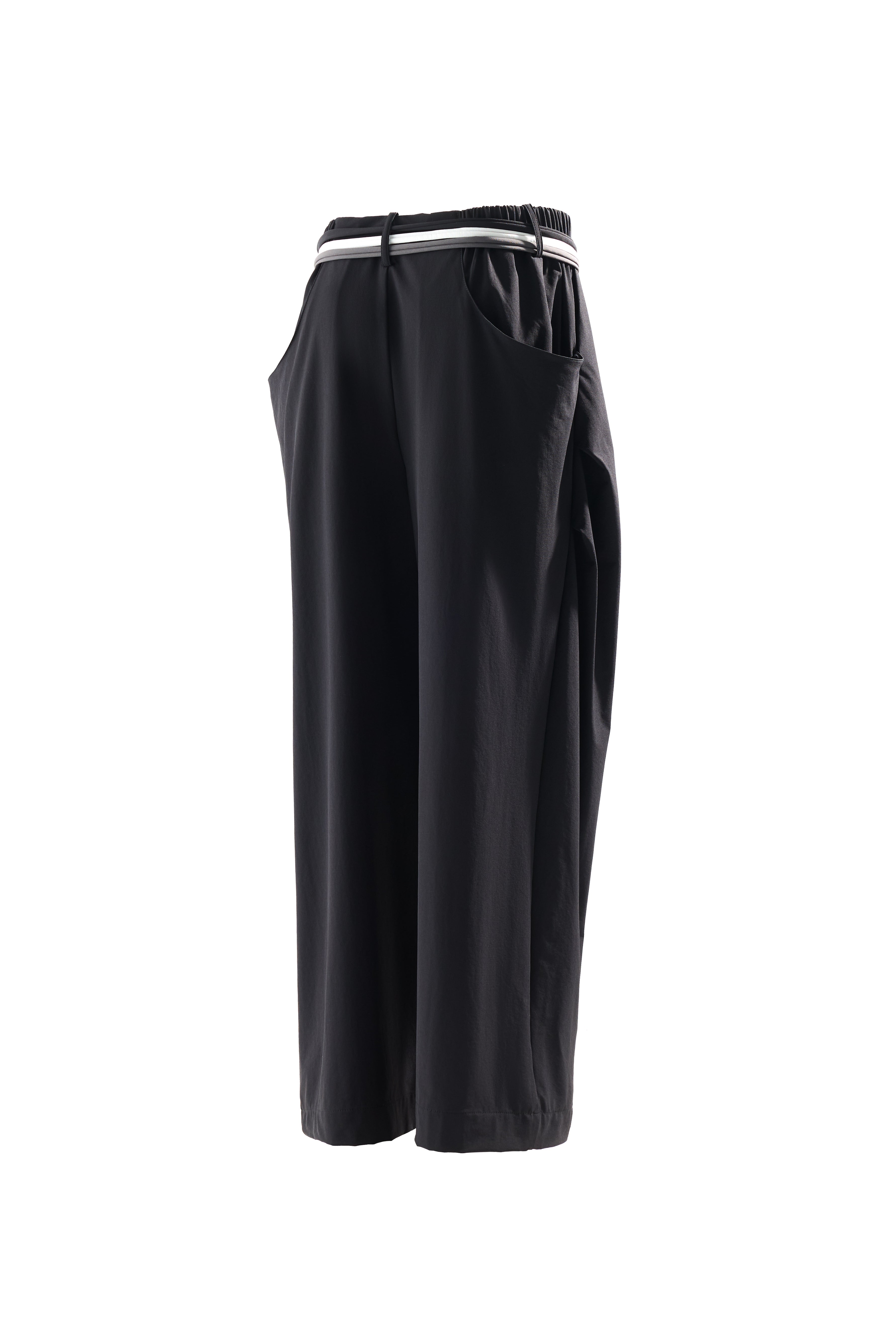 Side Pleat Cocoon Trousers