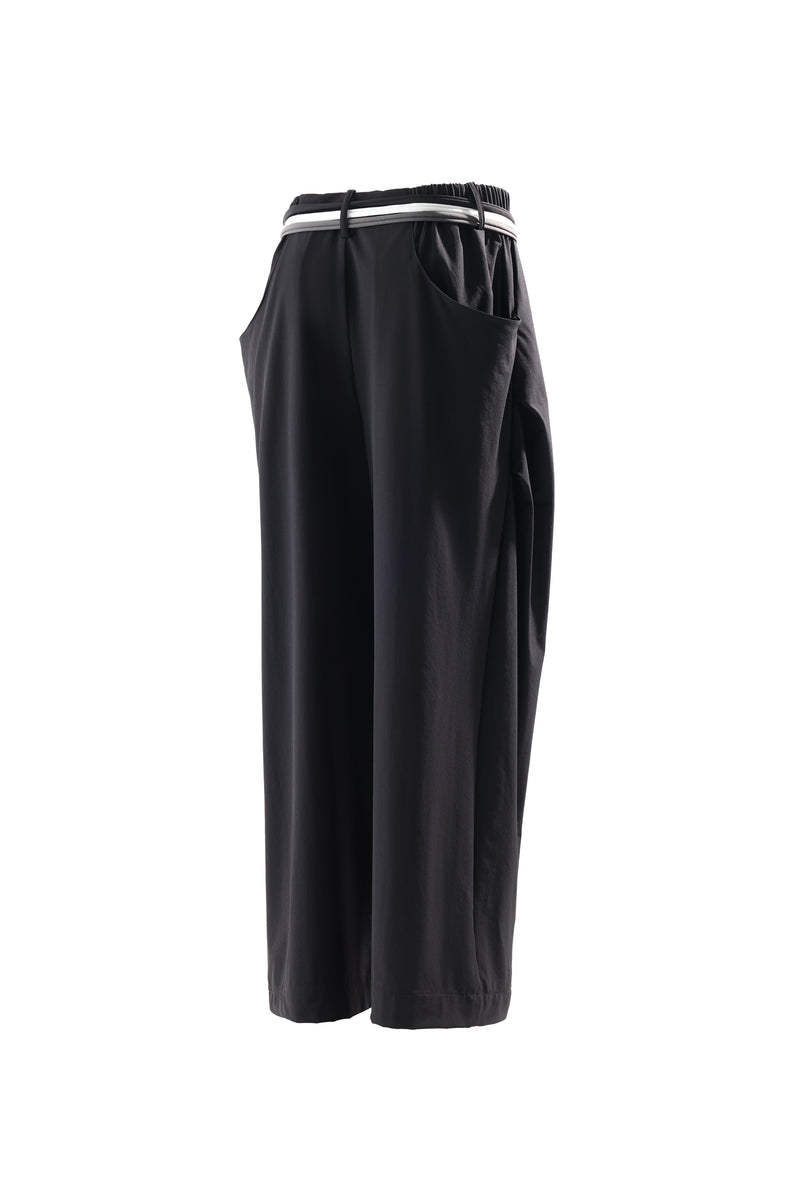 Side Pleat Cocoon Trousers