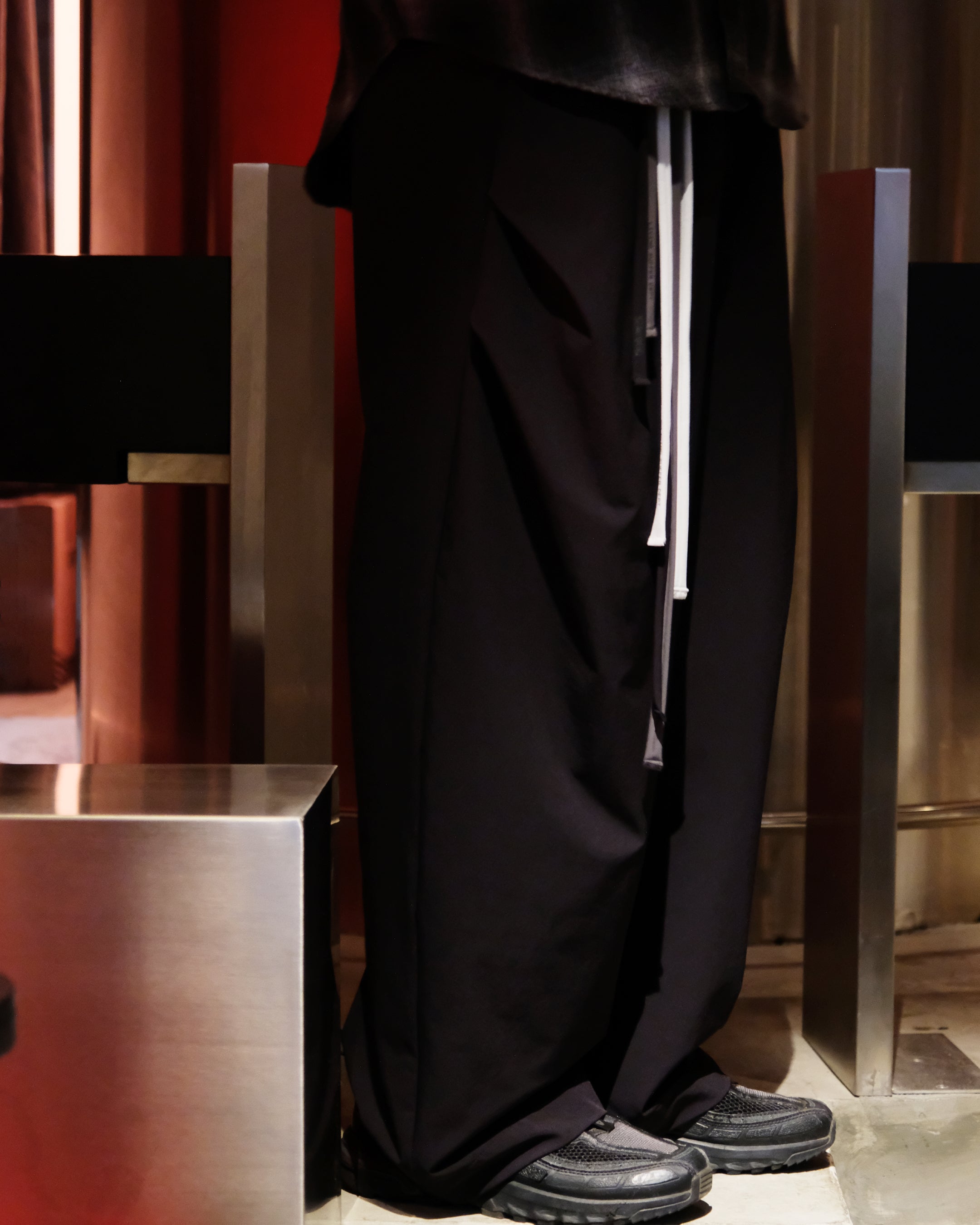 Side Pleat Cocoon Trousers