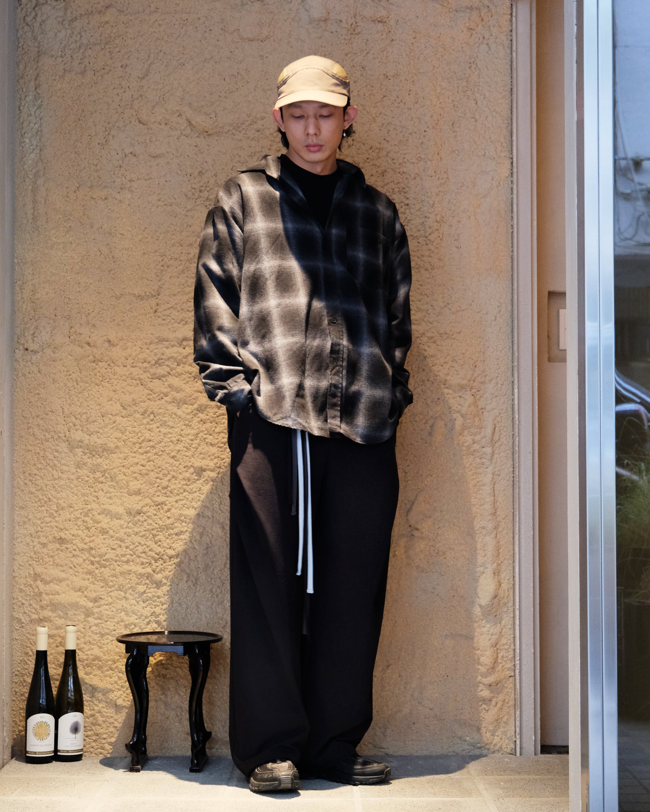 Side Pleat Cocoon Trousers